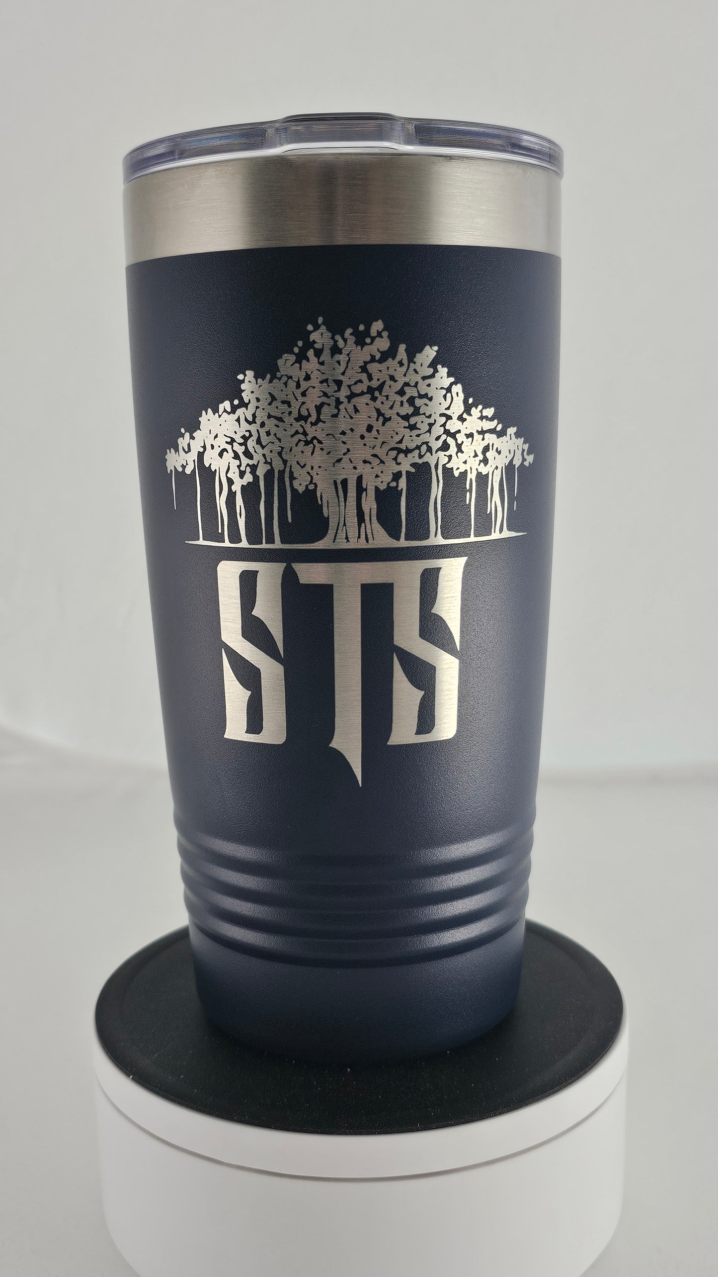 20 oz stainless steel tumbler with slider lid w/name