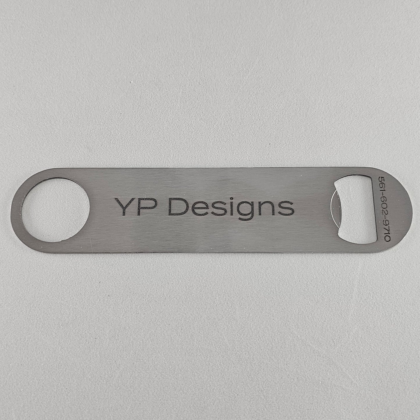 Custom Laser Engraved Stainless Steel Bottle Opener